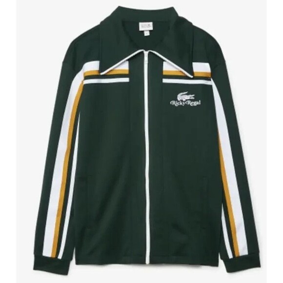 Lacoste x Ricky Regal Jacket Mens M Zip Track Retro Windbreaker - Picture 1 of 10